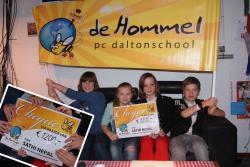Leerlingen Hommel brengen 1200 euro!